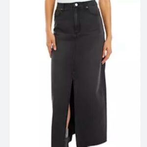 Tinseltown Maxi High Waist Denim Skirt; Size Small NWT!